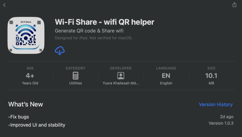 Wi-Fi Share - Wifi QR Helper – screenshot 1