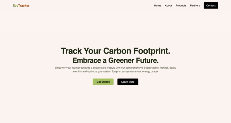 EcoTracker – screenshot 1