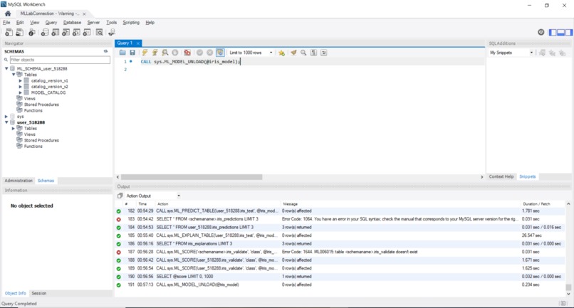 MySQL Heatwave – screenshot 1