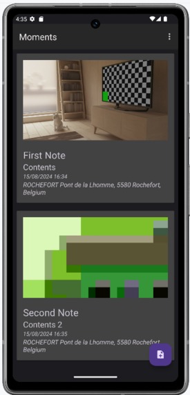 Moments – screenshot 1