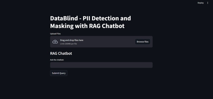 DataBlind – screenshot 1