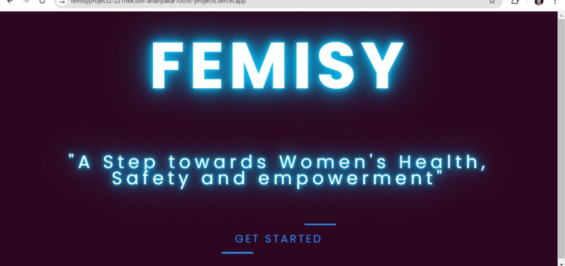 Femisy: A Platform for Women's Health and Empowerment – screenshot 1