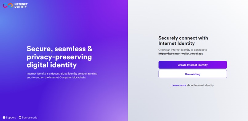 ICP Smart Wallet – screenshot 3