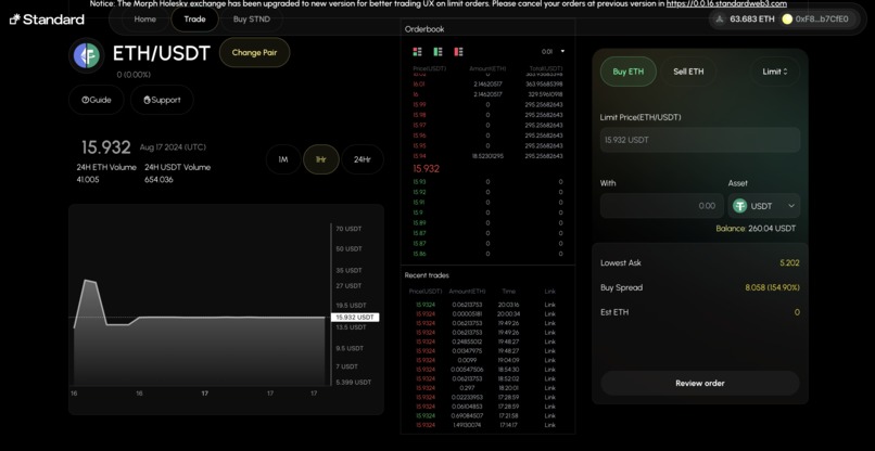 Standard – screenshot 1