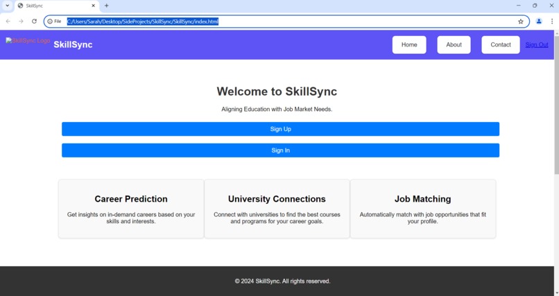 SkillSync – screenshot 1