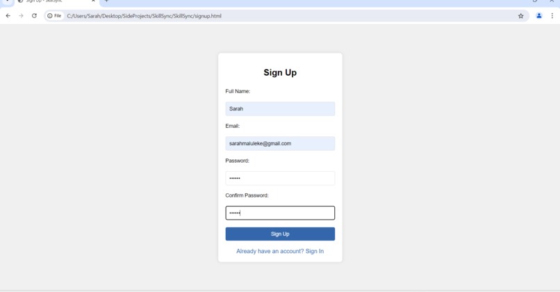 SkillSync – screenshot 3