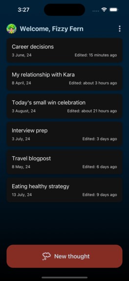 ThoughtTrails – screenshot 3