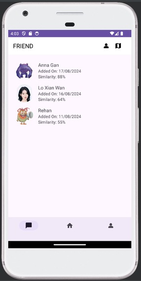 Friendy – screenshot 2
