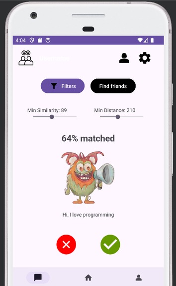 Friendy – screenshot 1