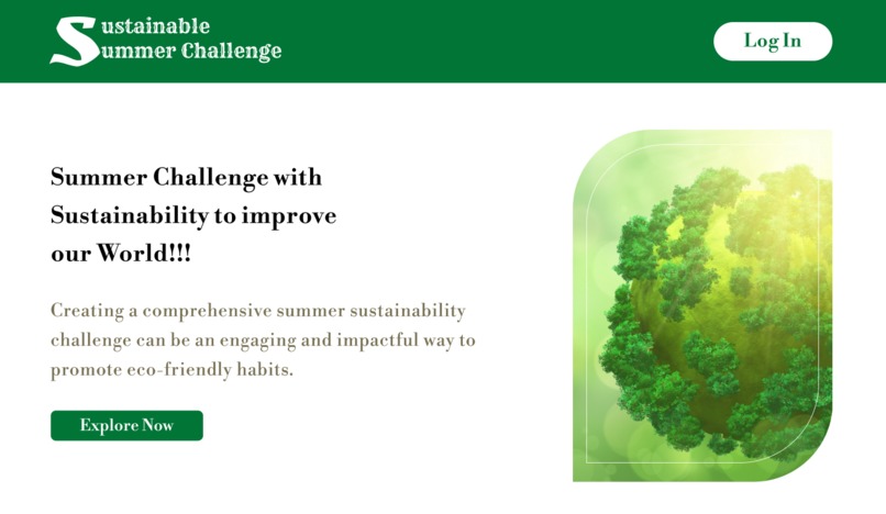 Sustainable summer challenge – screenshot 1