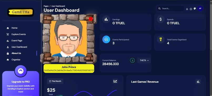 GamEtha – screenshot 2