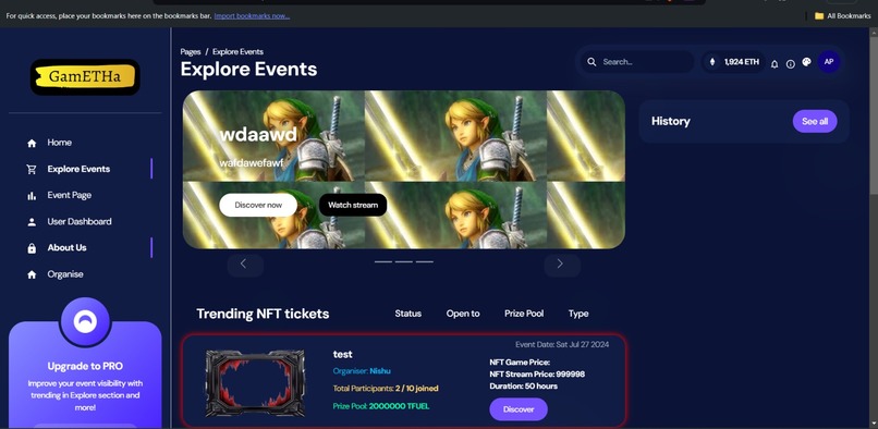 GamEtha – screenshot 6