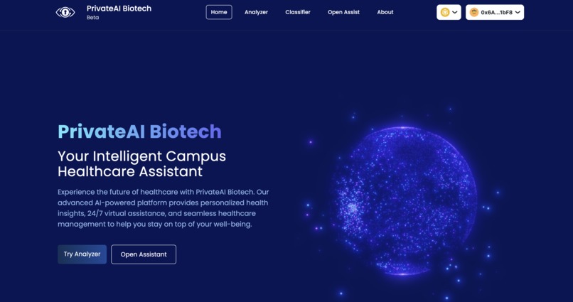 PrivateAI Personal BioAgent – screenshot 1