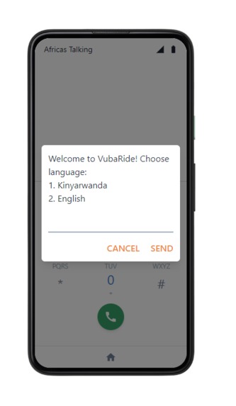 VubaRide-App – screenshot 2