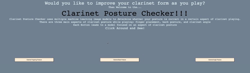 Clarinet Posture Checker – screenshot 2