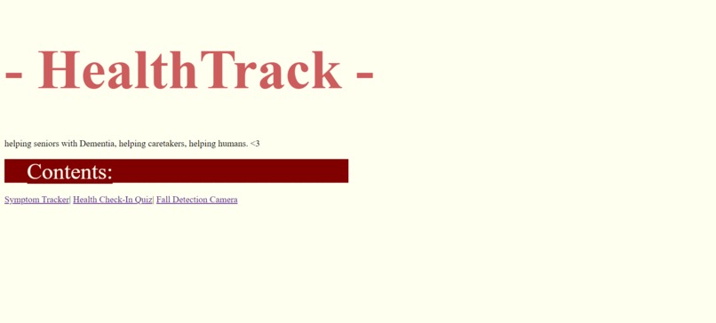 HealthTrack – screenshot 1