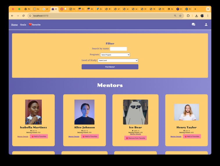 MentorLink – screenshot 2