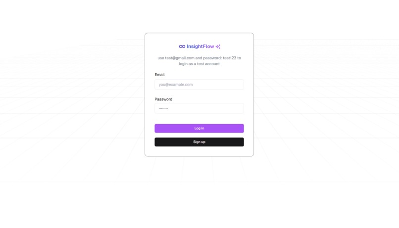 InsightFlow – screenshot 2