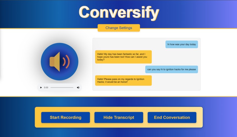 Conversify – screenshot 3