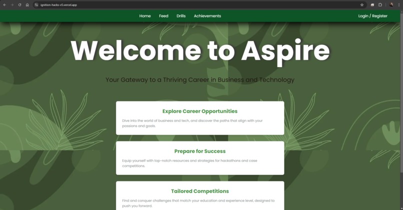 Aspire – screenshot 2