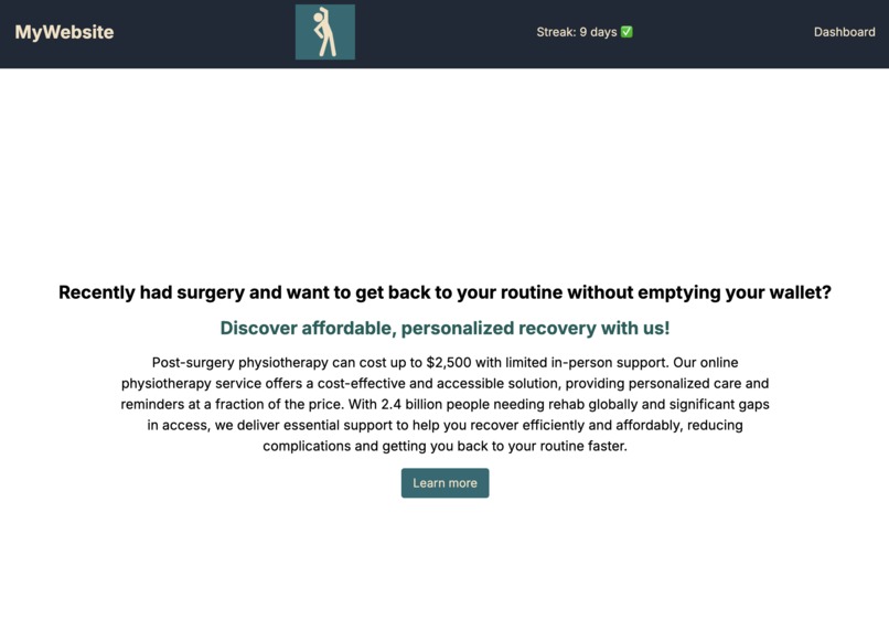 PhysioBuddy – screenshot 2