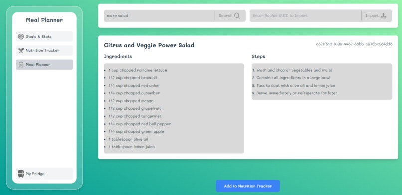 myFridge – screenshot 5