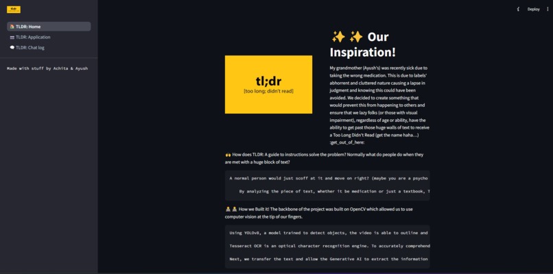 Too Long Didn't Read: A guide to instructions – screenshot 1