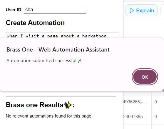 Brass One - Web Automations – screenshot 3