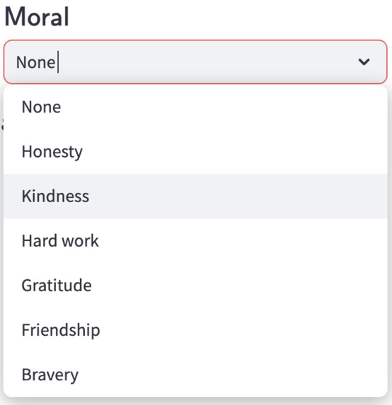 MOSAIC (MOral Stories by AI for Children) – screenshot 2