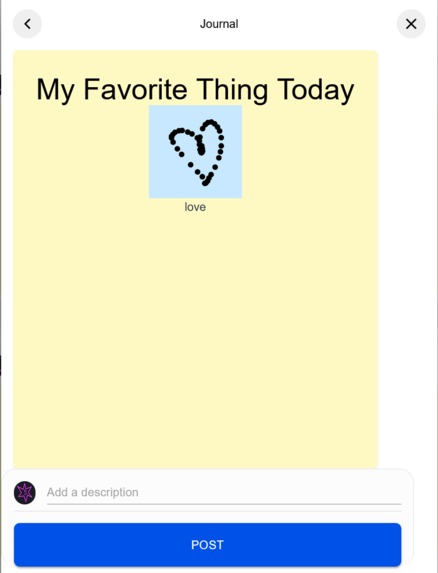 Journal – screenshot 1