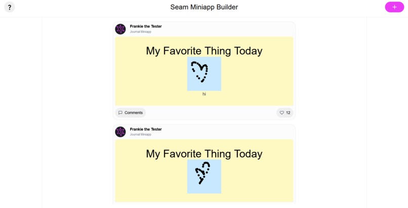 Journal – screenshot 3