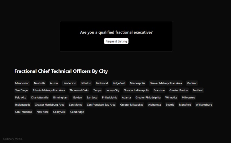 Fractional Chief Officers – screenshot 2