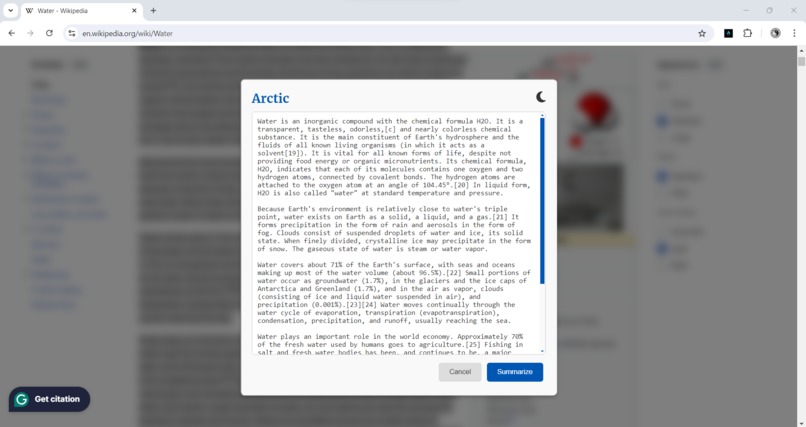 ARCTIC - The Smallest Text Summarizer – screenshot 3