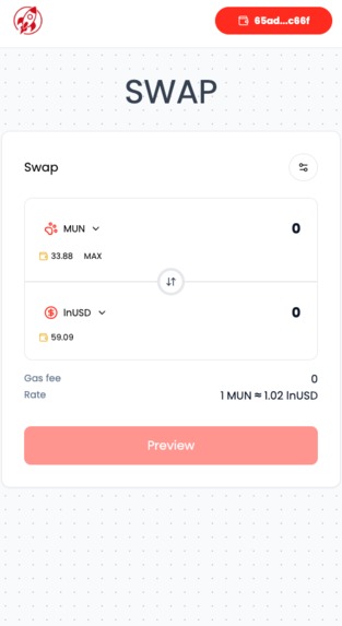 Mun Swap App – screenshot 2