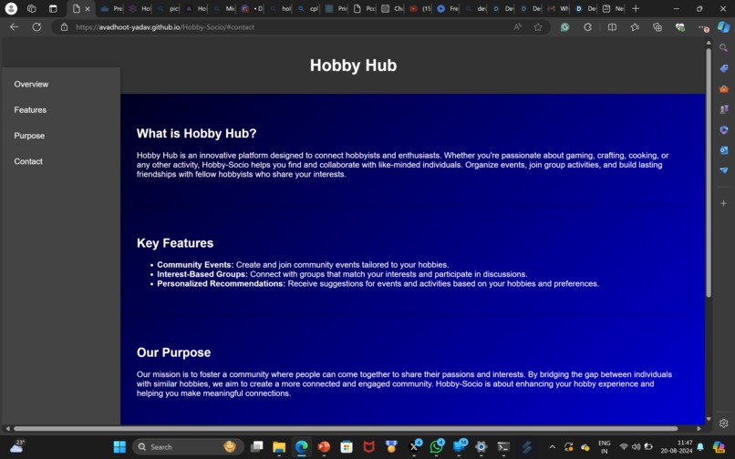 Hobby Hub – screenshot 1