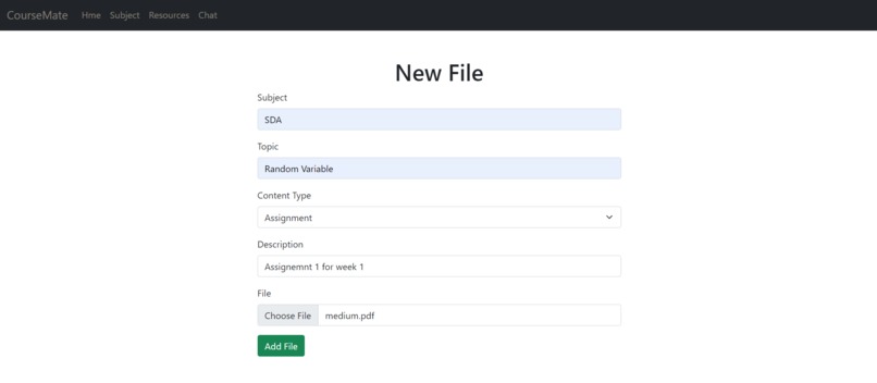 CourseMate – screenshot 8