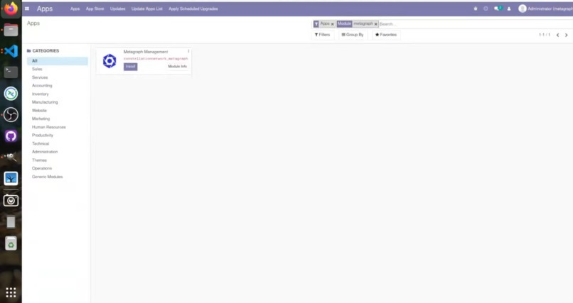 Constellation Metagraph Integration in Odoo ERP – screenshot 2