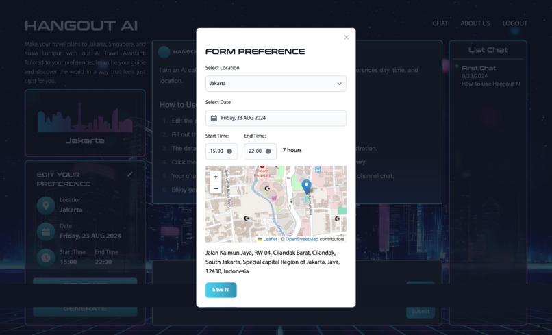 Hangout AI – screenshot 2