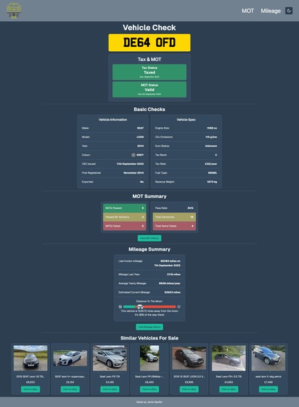 vehicle-site – screenshot 2