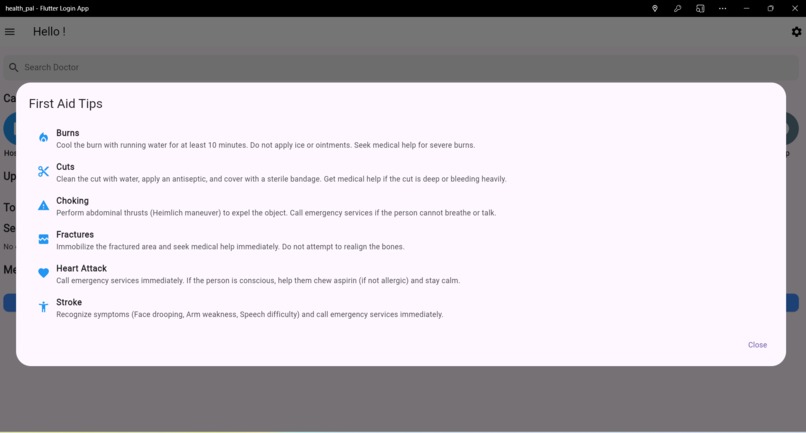 HealthPal  – screenshot 1