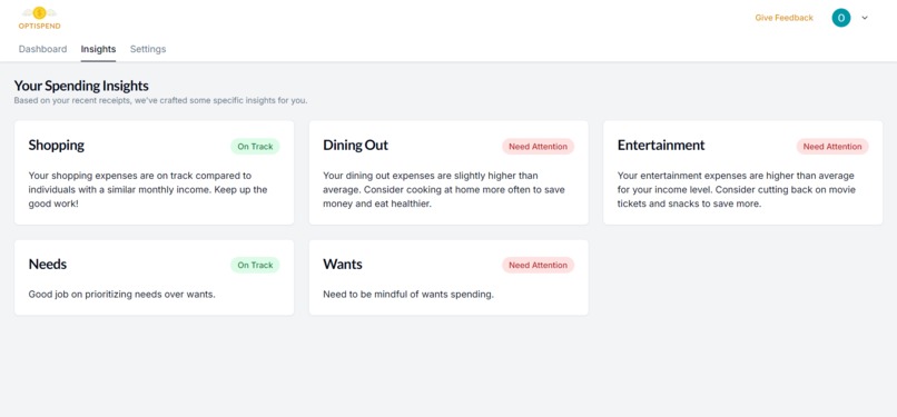 OptiSpend – screenshot 5