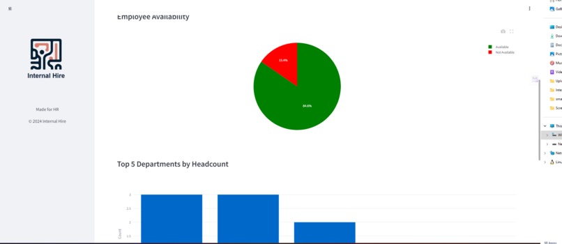 Internal Hire – screenshot 1