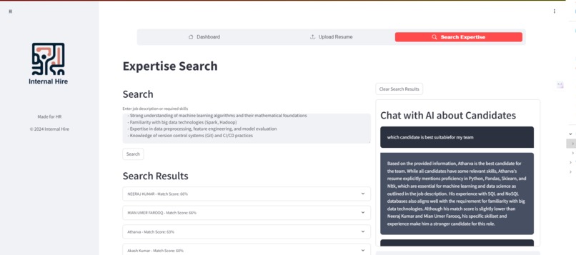 Internal Hire – screenshot 3