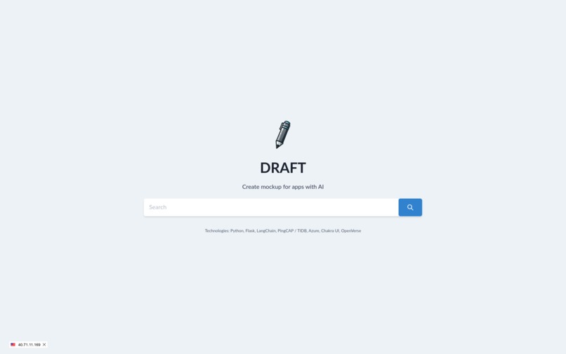 DRAFT – screenshot 1