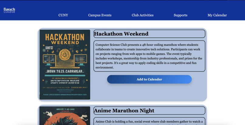 My CUNY Calendar – screenshot 5