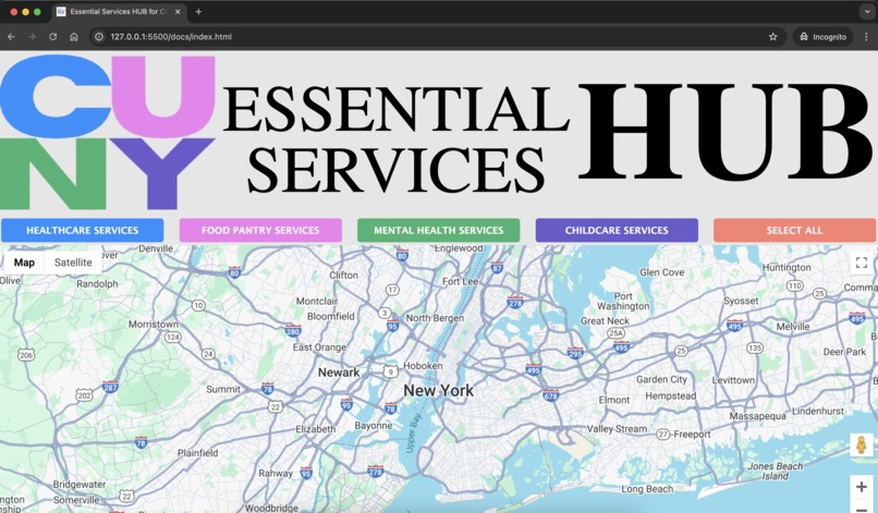 CUNY Essential Services HUB – screenshot 3