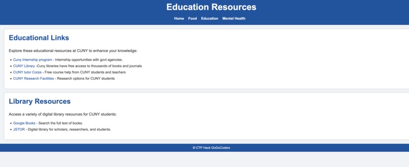 Student Success Website – screenshot 3