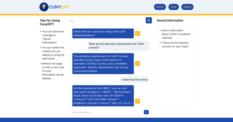 CUNYGPT – screenshot 5