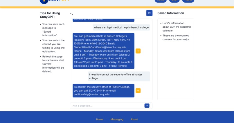 CUNYGPT – screenshot 6
