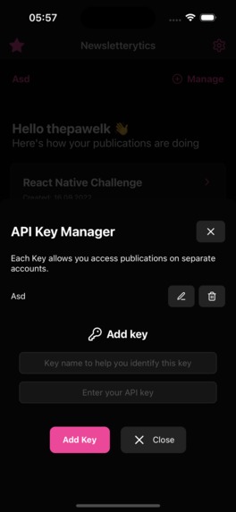 Newsletterytics – screenshot 2